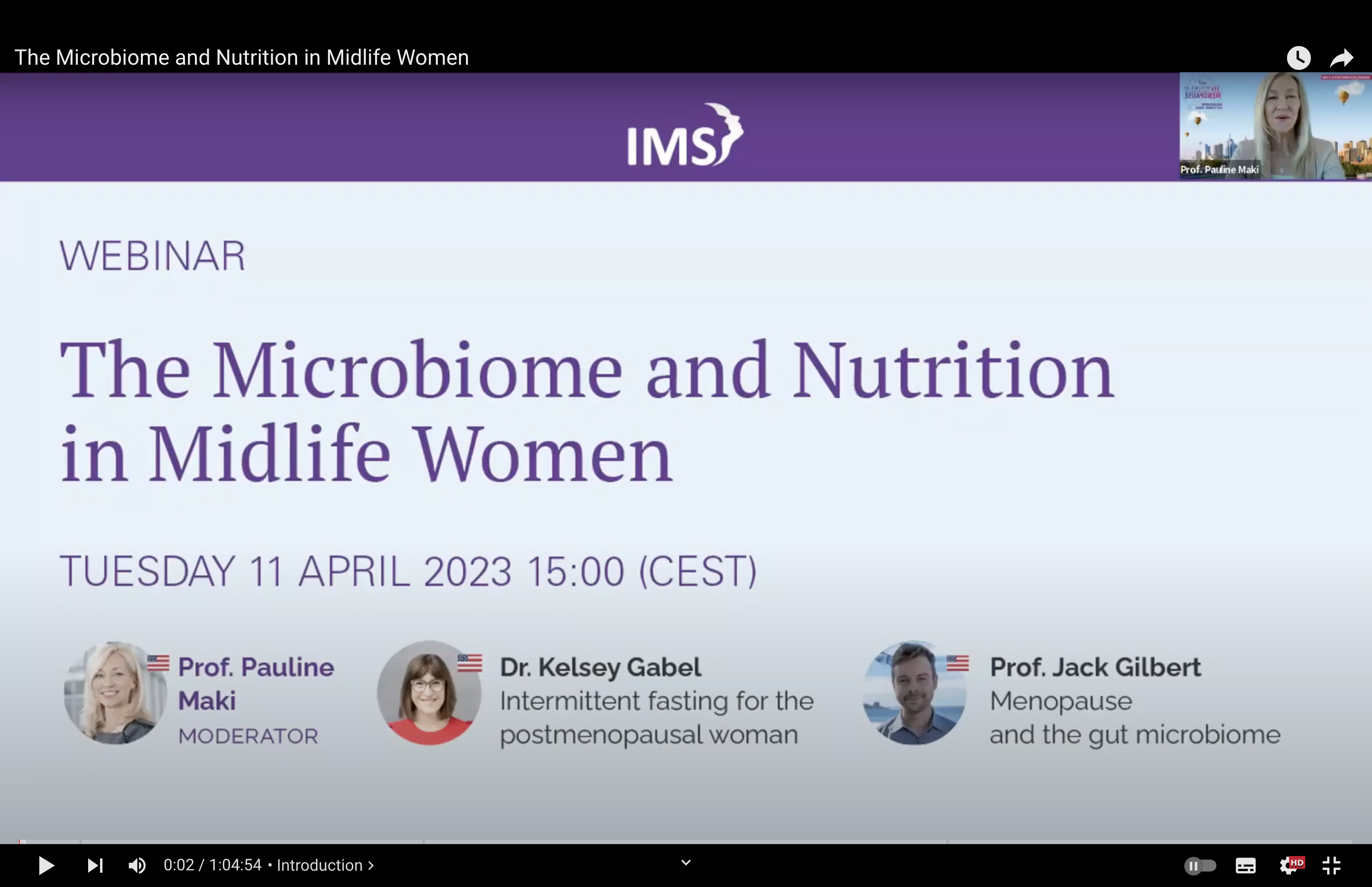 The microbiome and nutrition in midlife women.png