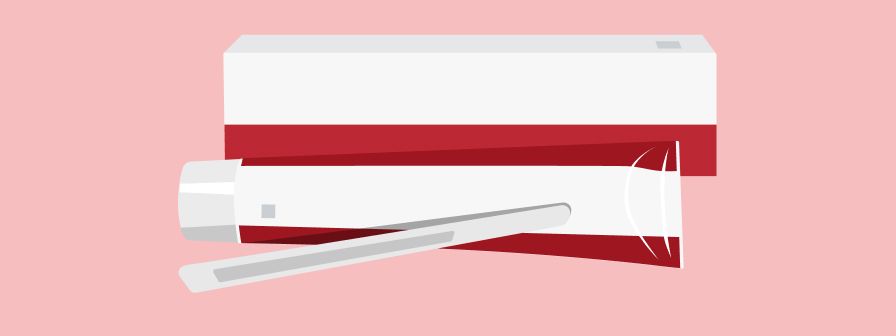 เอสโตรเจนชนิดทา <div style="white-space:nowrap">แบบหลอดบีบ</div>